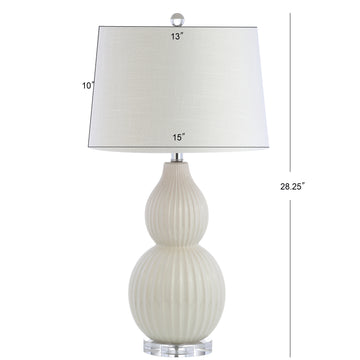 Thatcher 28.25" Ceramic LED Table Lamp - JONATHAN Y